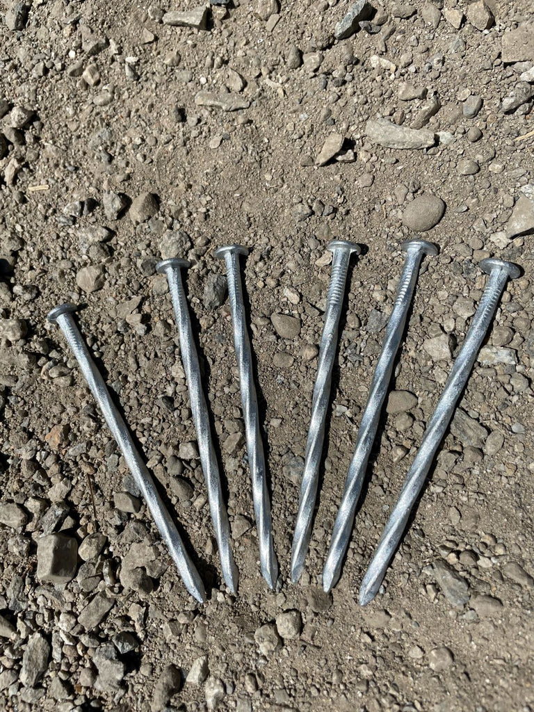 4 inch spiral landscape spikes for sod 