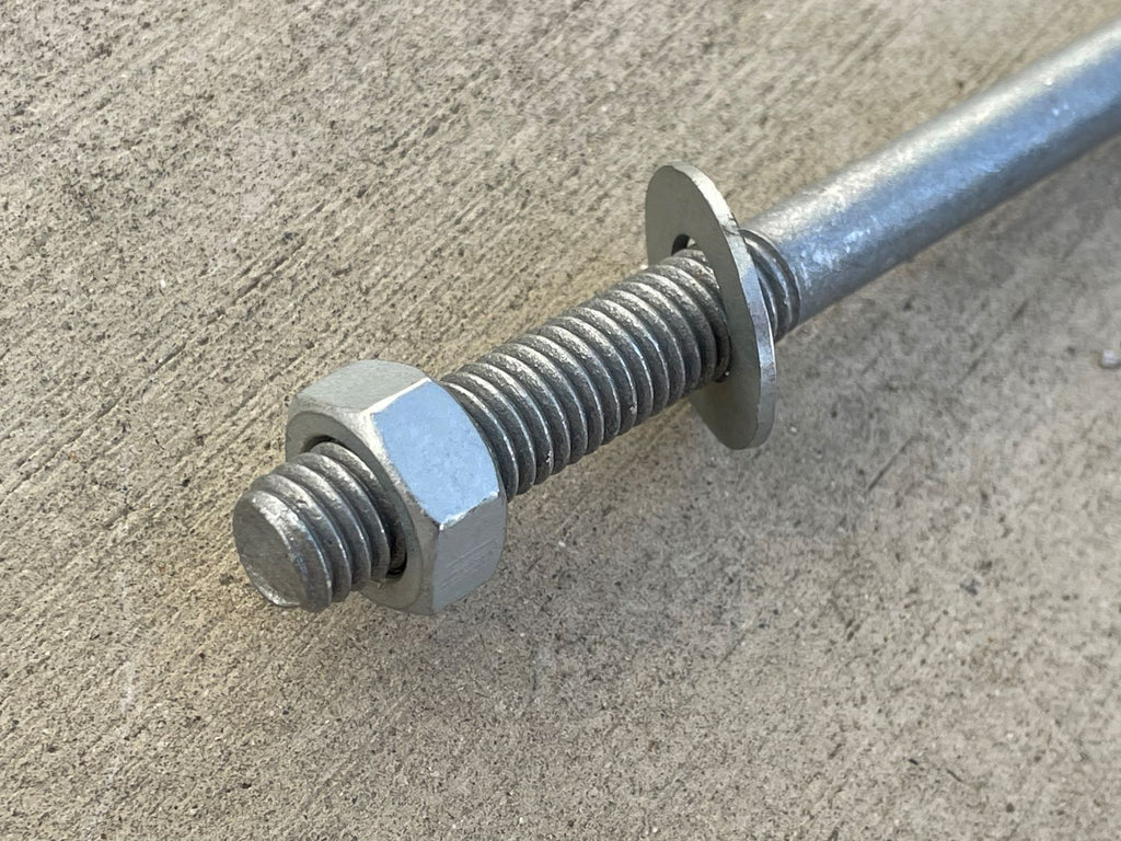1/2" diameter male (external) threaded concrete fasteners