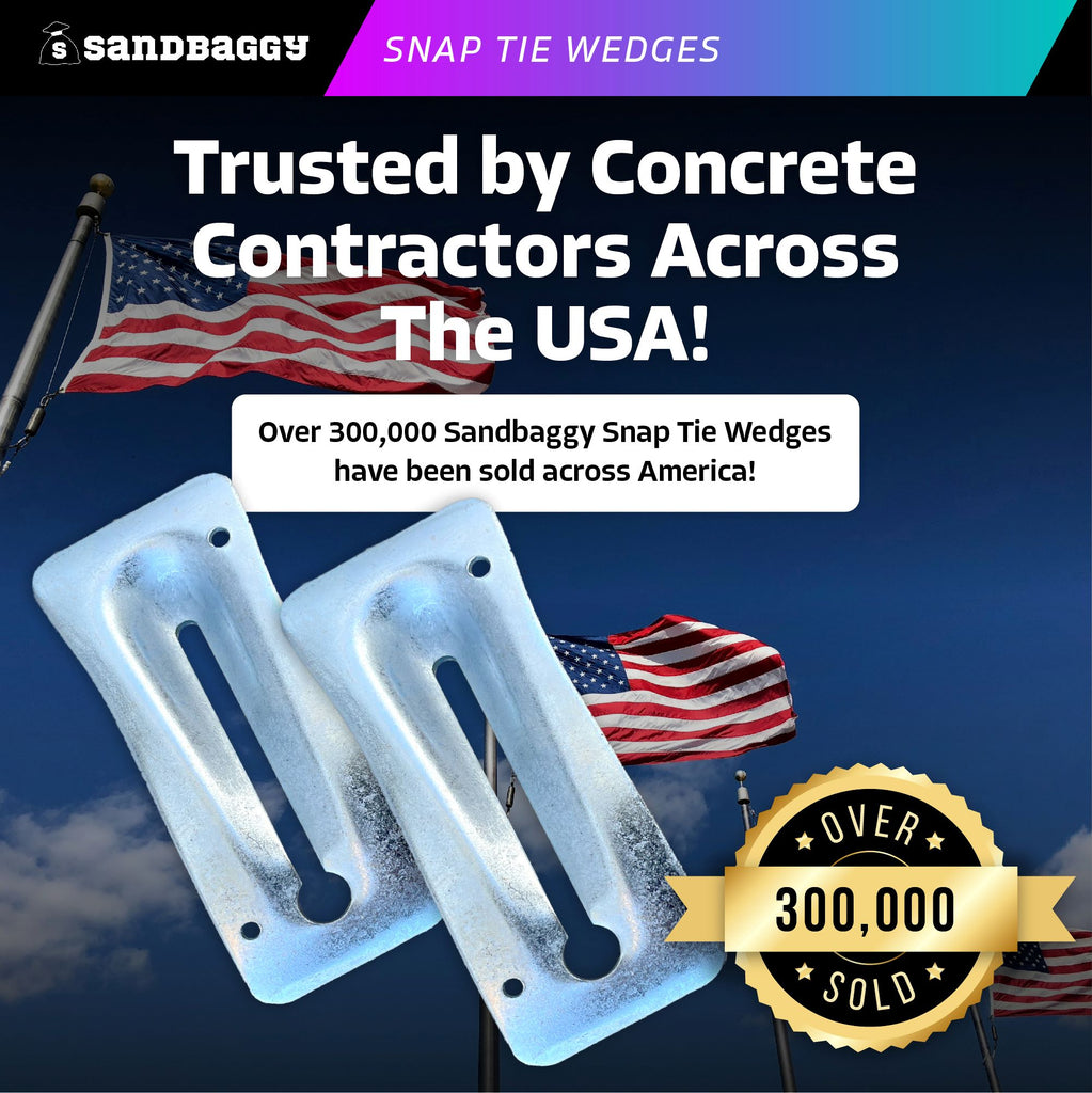 Galvanized Steel Snap Tie Wedges - Wholesale Pricing â Sandbaggy