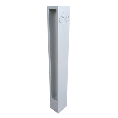 modern commercial bike rack - rectangle - anchor bolts included
