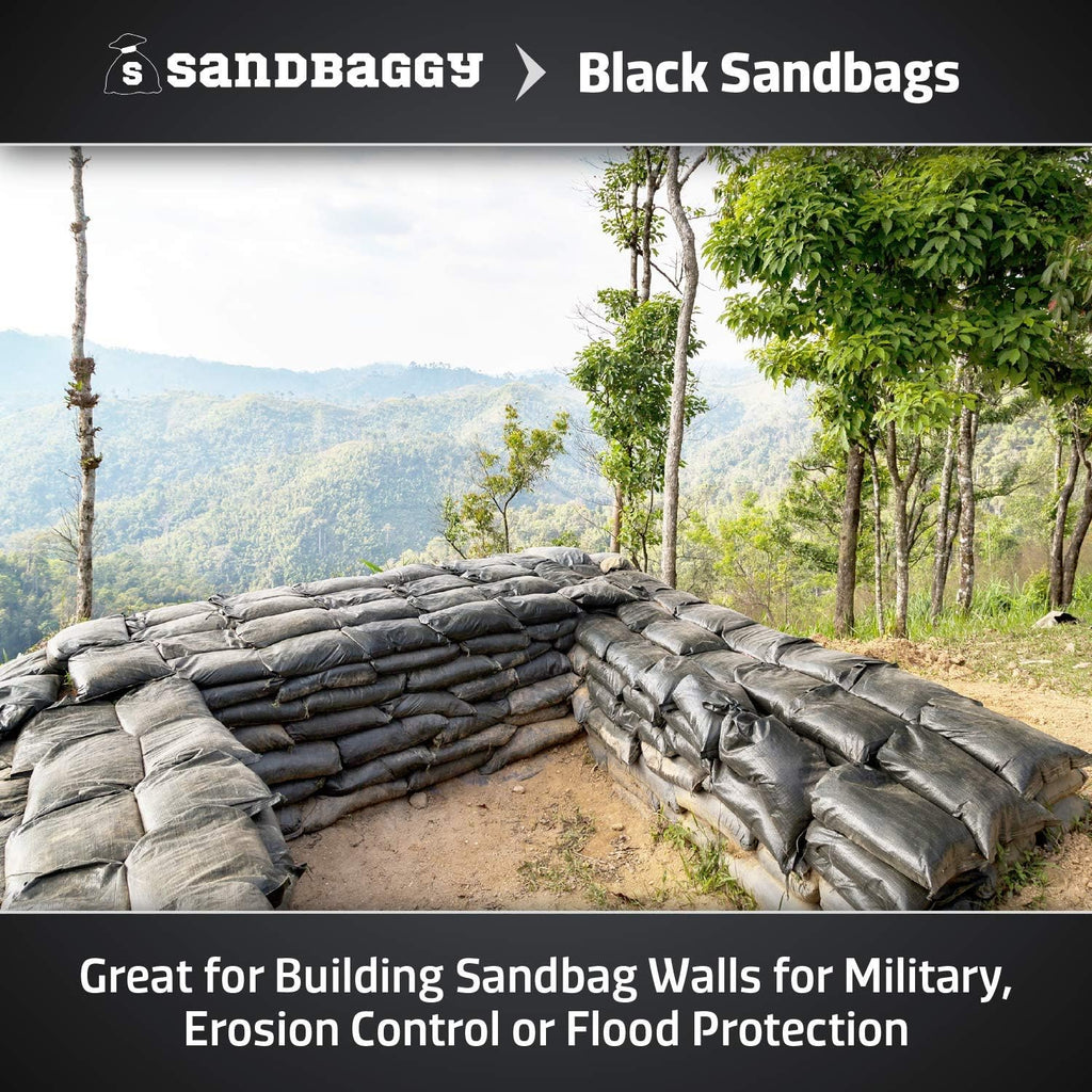 military grade (specification) black sandbags