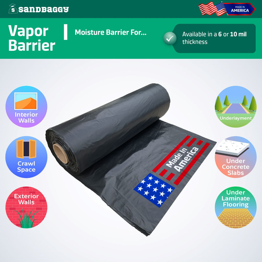 Vapor Barrier 6 Mil Or 10 Mil Thick Polyethylene Sandbaggy vapor-barrier-6-mil-or-10-mil-thick-polyethylene-sandbaggy