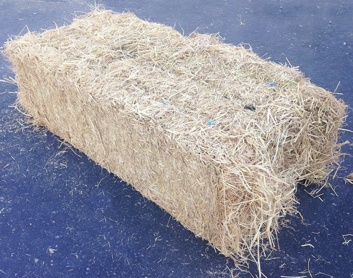 The straw bales are here