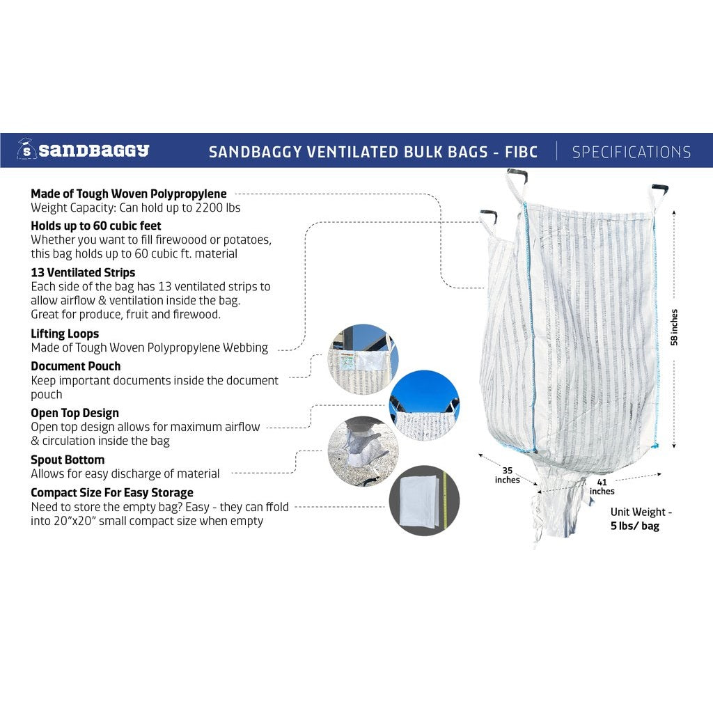 Ventilated Bulk Bags specifications