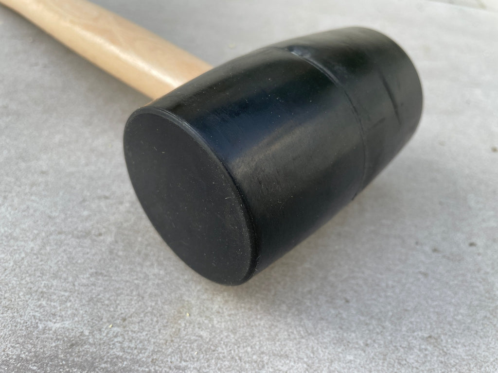Black Rubber Mallet with 2" x 3" head