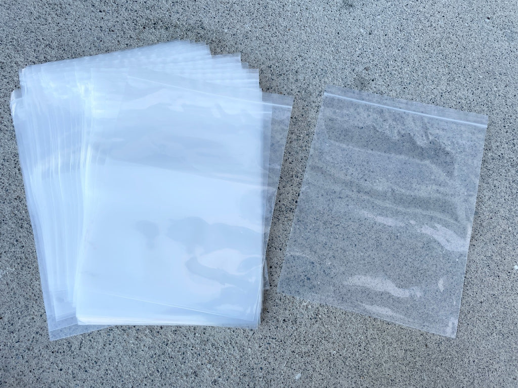 clear zip lock poly bags