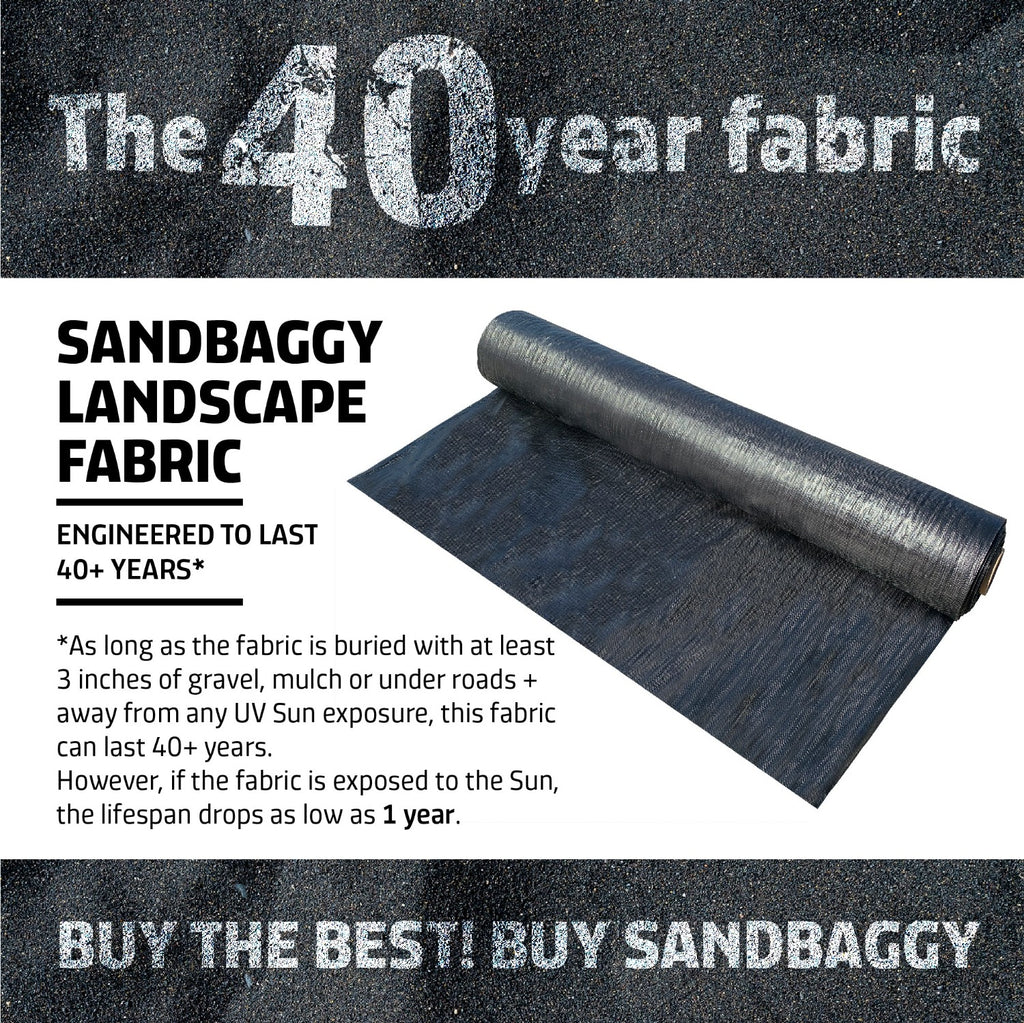 10 ft heavy duty landscape fabric lasts 40 years