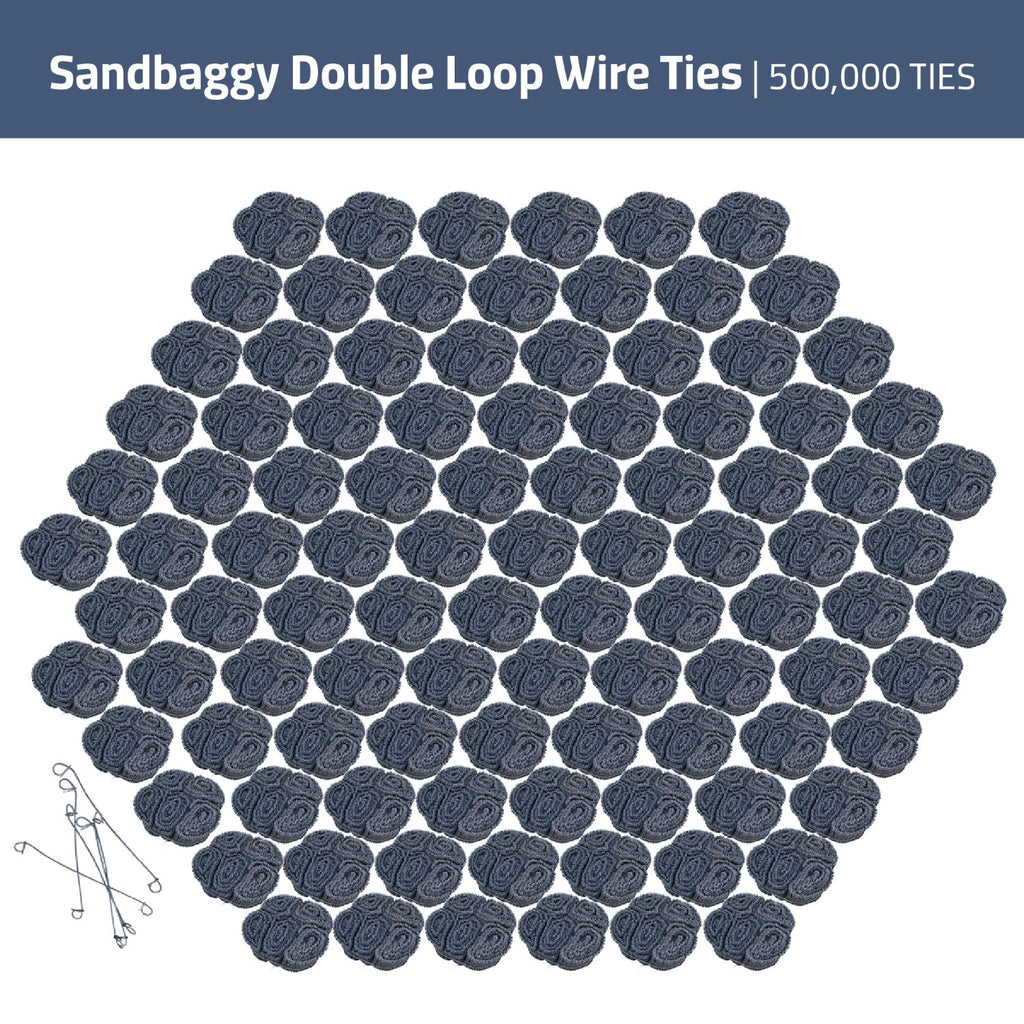 500000 qty double loop wire ties in bulk