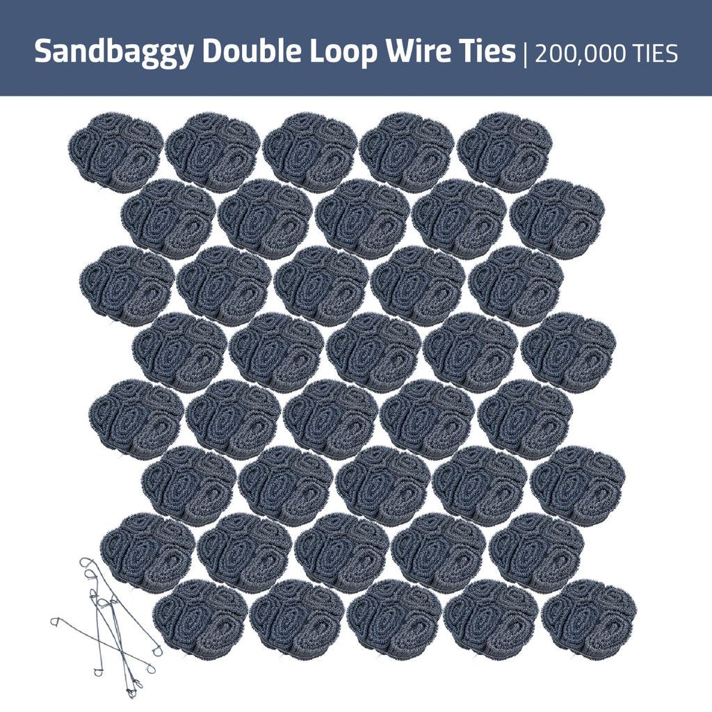 200000 qty double loop wire ties in bulk