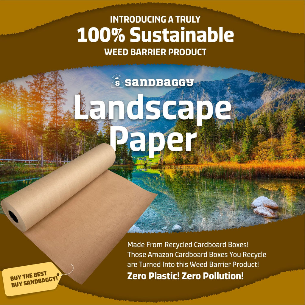 landscape paper made from recycled cardboard boxes