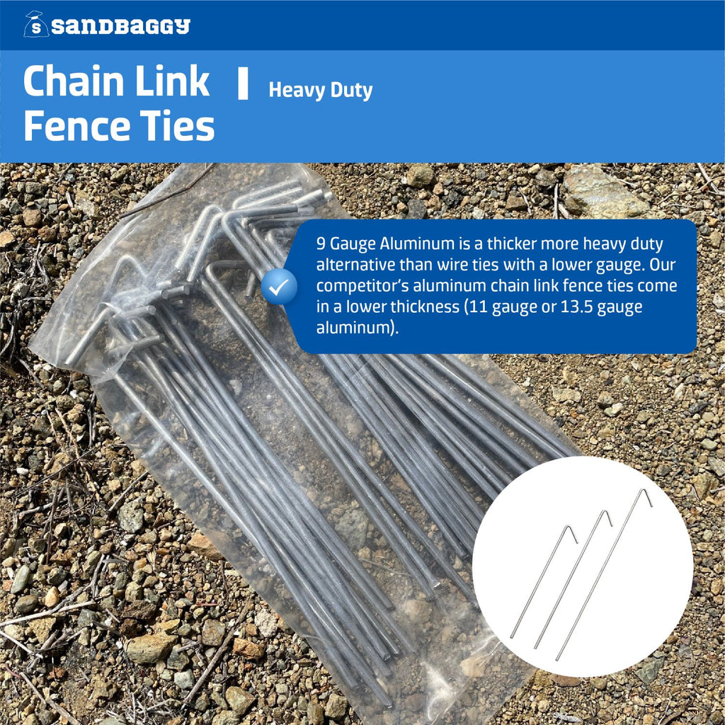 heavy duty chain link fence wire ties