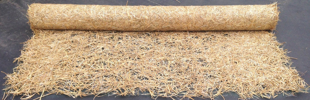 4 ft wide x 112 ft long straw matting roll - 450 sq ft per roll