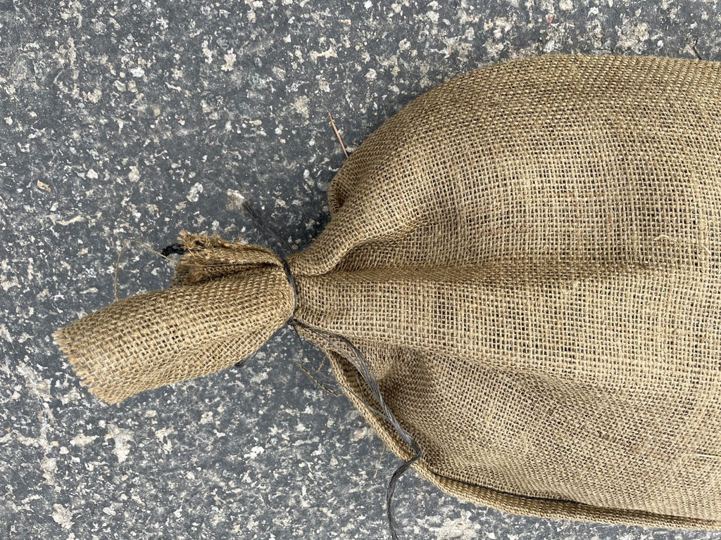 mold, mildew, and rot resistant treated burlap sandbags for military