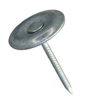 1-1/2" metal cap fluted masonry nails