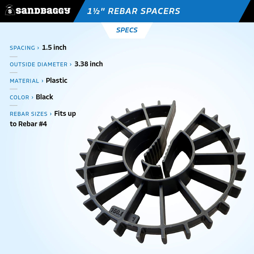 1.5" rebar spacer wheel for sale