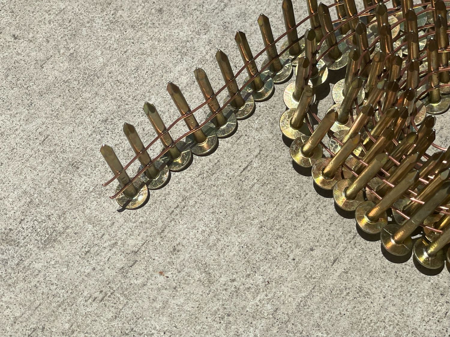 FastenerUSA 1-1/4" Smooth Galvanized Coil Roofing Nails – 3,600 Count, CRN114J