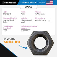 1-1/4 coil nut