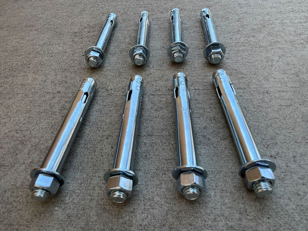 1/2 inch x 4 inch expansion bolts for concrete