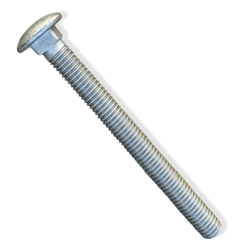1/2” x 5” Galvanized Carriage Bolts for Wood - Round Head