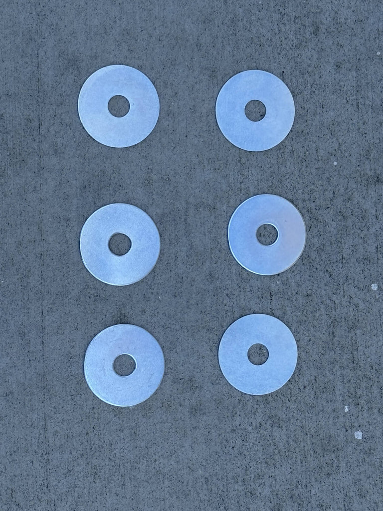 1/2” x 2” Galvanized Fender Washer (Zinc Plated)