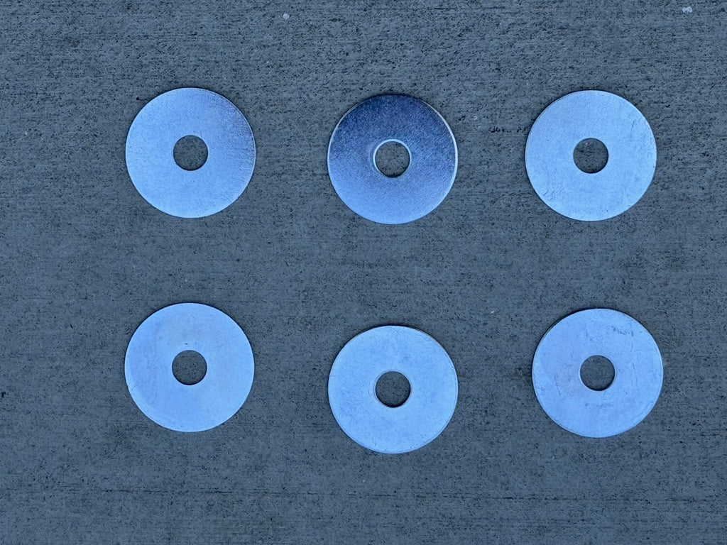 1/2” x 2” Galvanized Fender Washer (Zinc Plated)