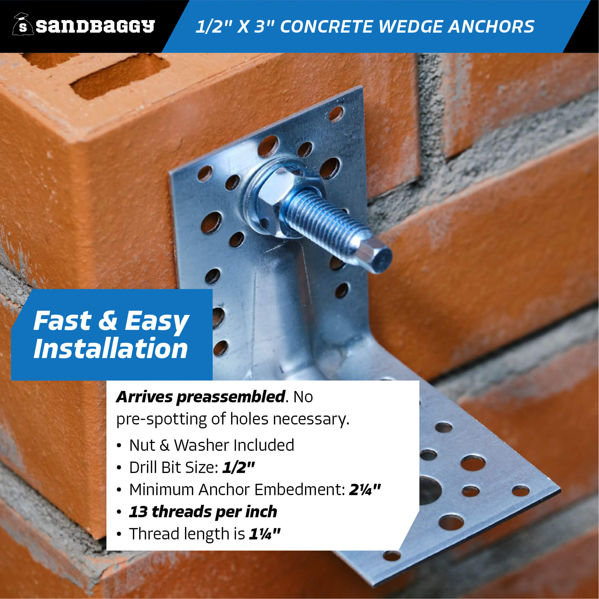 1 2 X 3 Concrete Wedge Anchors Hex Head Galvanized Sandbaggy 1-2-x-3-concrete-wedge-anchors-hex-head-galvanized-sandbaggy