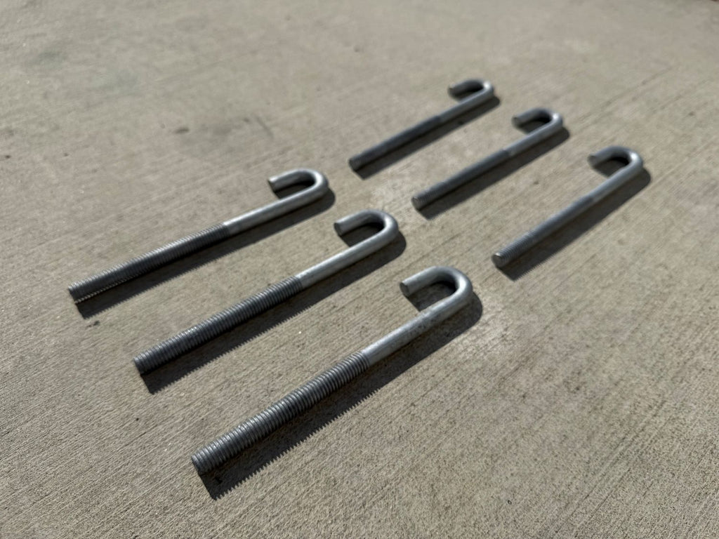 1/2x8 j type anchor bolt