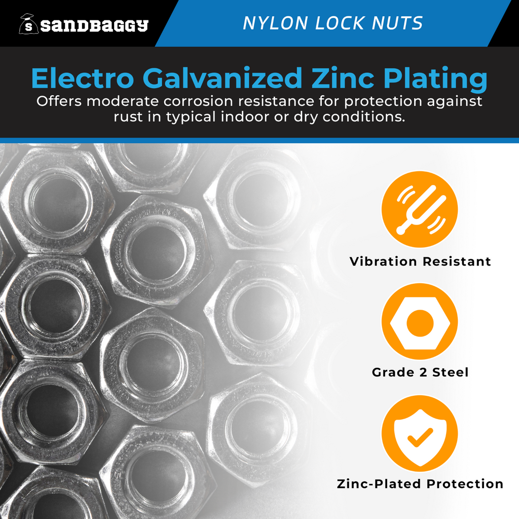 Lock Nut Electro Galvanized 