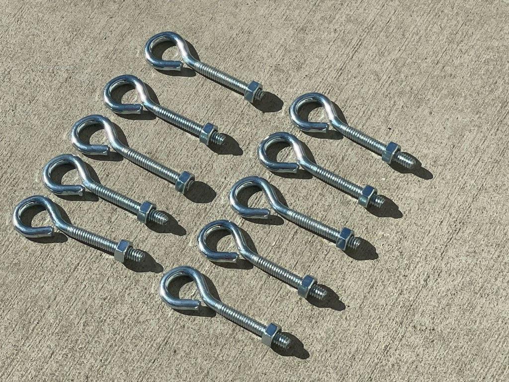 1/4" x 2-3/4" galvanized eye bolt