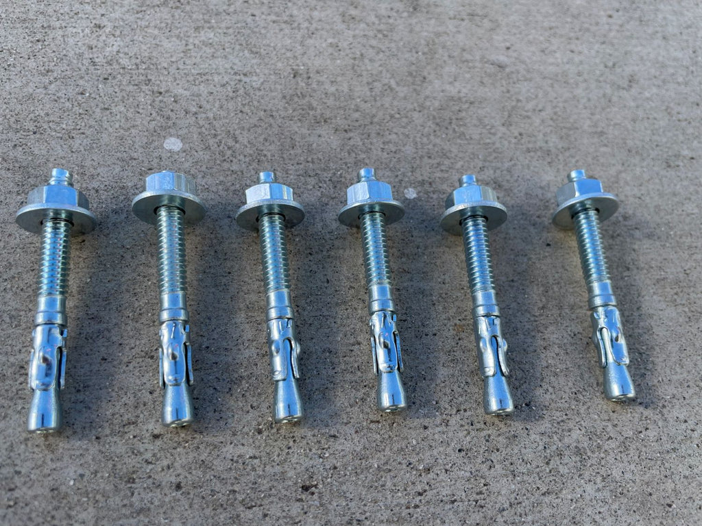 0.25" x 2.25" expansion anchors