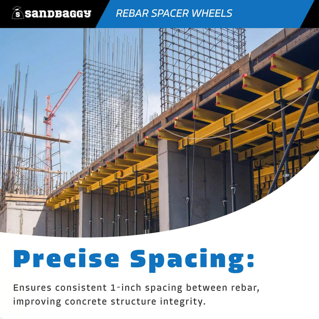 1" rebar spacer wheel  for concrete structures