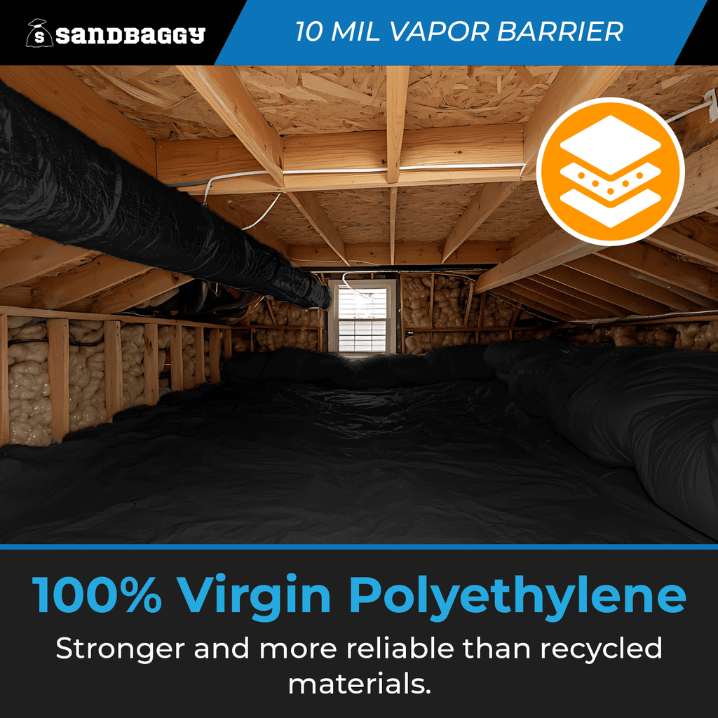 10 mil vapor barrier insulation
