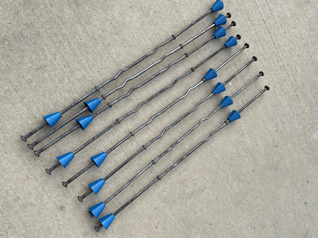 10" x 4 ¾" Heavy Duty Snap Ties For Concrete Forms (Short End) - 1" Plastic Cones