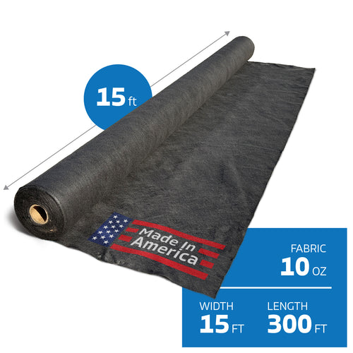 10 oz Non-Woven Geotextile Filter Fabric (15 ft x 300 ft)