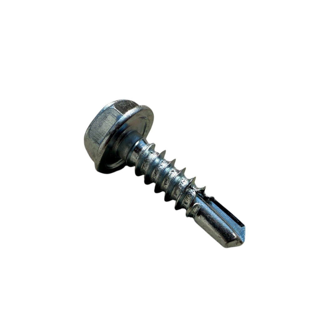 #10 x 3/4" Self Drilling Screws | Hex Head Sheet Metal Screw | Zinc