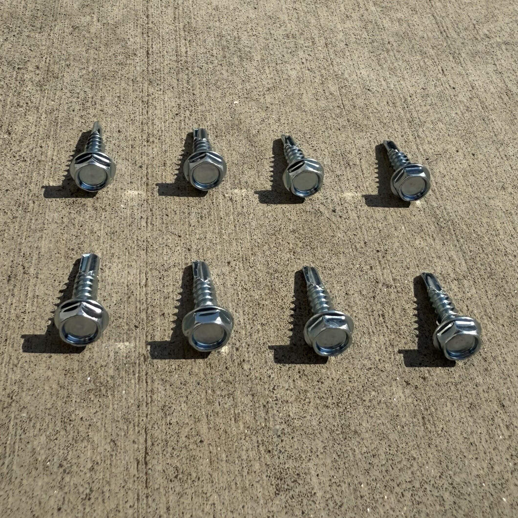 #10 x 3/4" Self Drilling Screws | Hex Head Sheet Metal Screw | Zinc