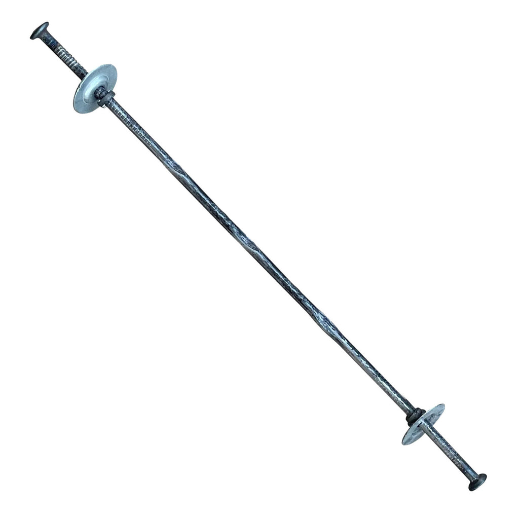 10" x 1 ⅝" Standard Snap Ties For Concrete Forms - 1" Cupped Loose Washer