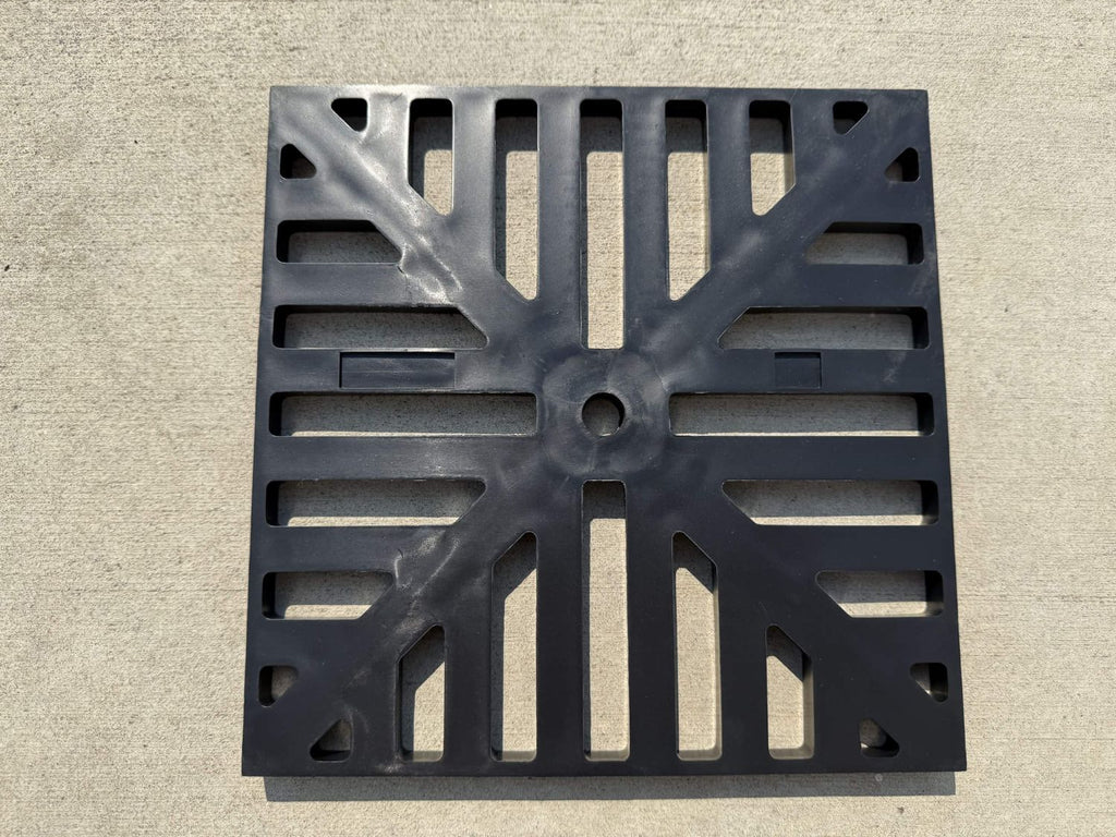 10" x 10" Low Profile Catch Basin with Flexible Drain Pipe – Outdoor Drainage System
