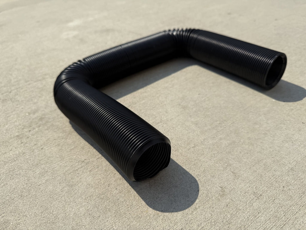 10" x 10" Low Profile Catch Basin with Flexible Drain Pipe – Outdoor Drainage System
