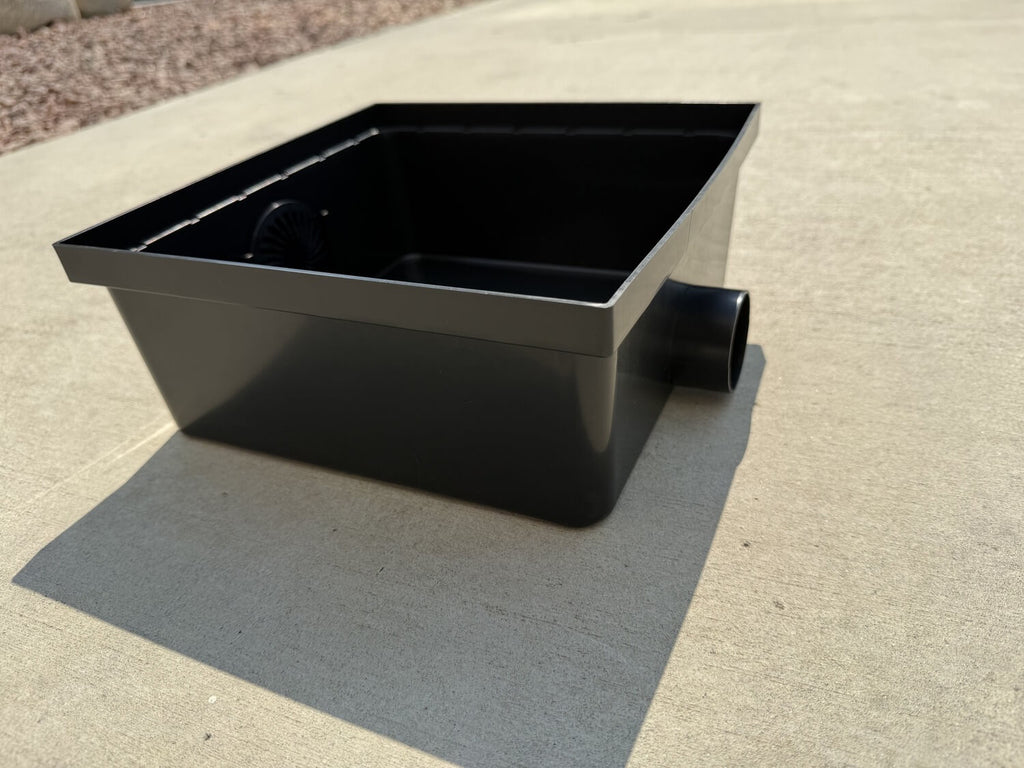 10x10 french drain catch basin