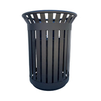 12- Gallon Black Commercial Trash Can