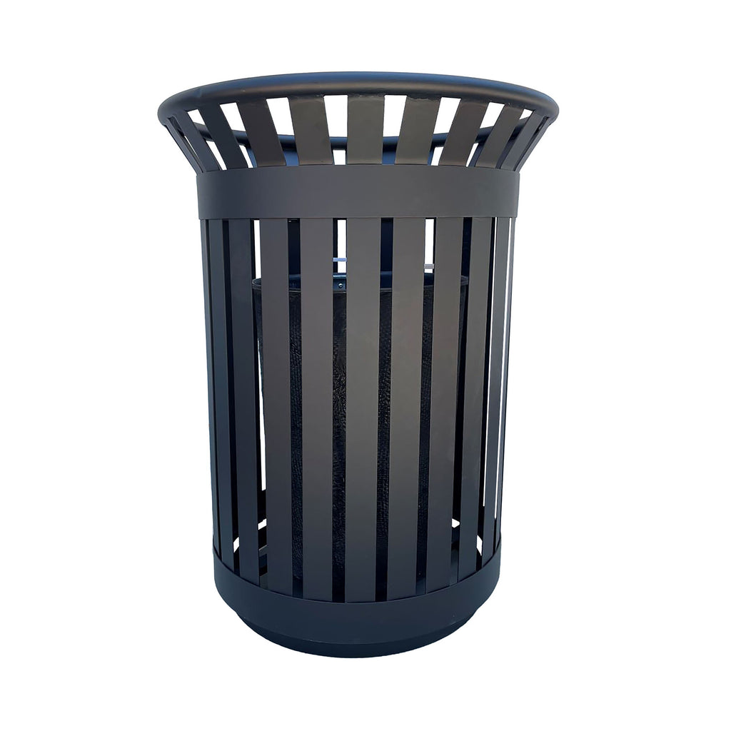 12- Gallon Black Commercial Trash Can