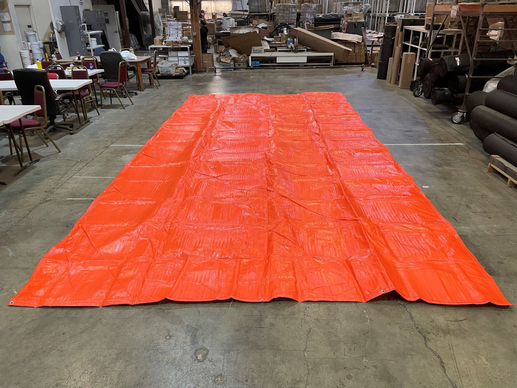 12 ft x 25 ft insulated concrete thermal blankets