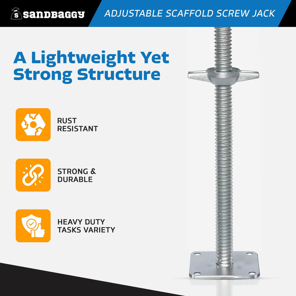 Adjustable Scaffold Screw Jack - Leveling Jacks