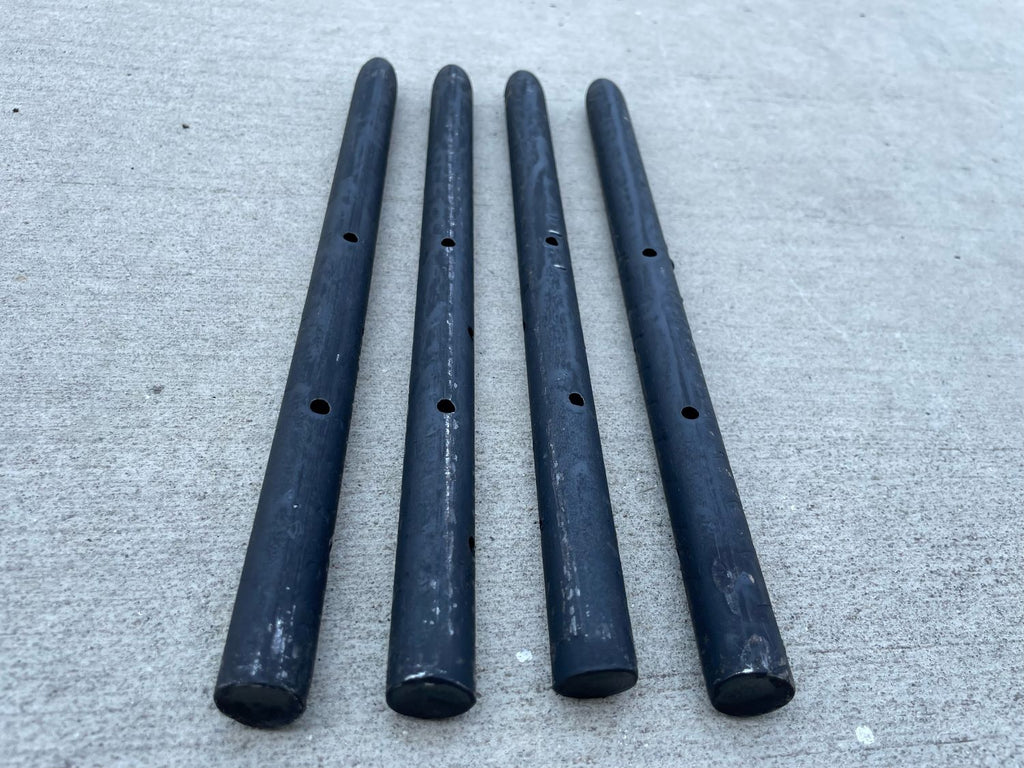 12" steel stakes