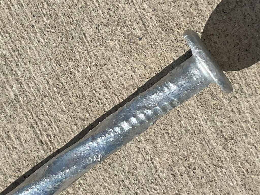 12 in. Galvanized Spiral Landscape Edging Spikes - 1 Gauge Steel