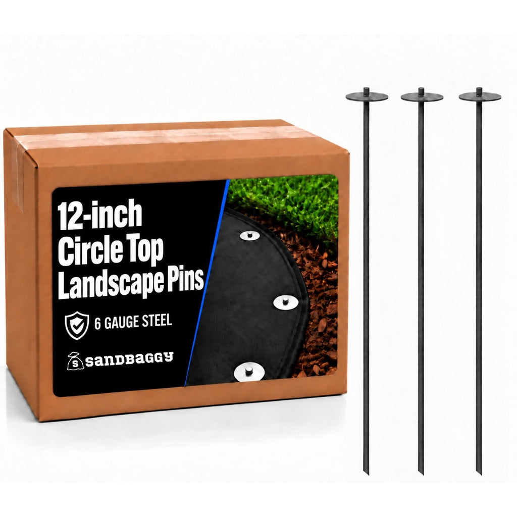 12 inch circle top landscape pins