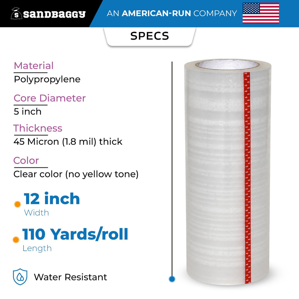 12 inch wide packing tape