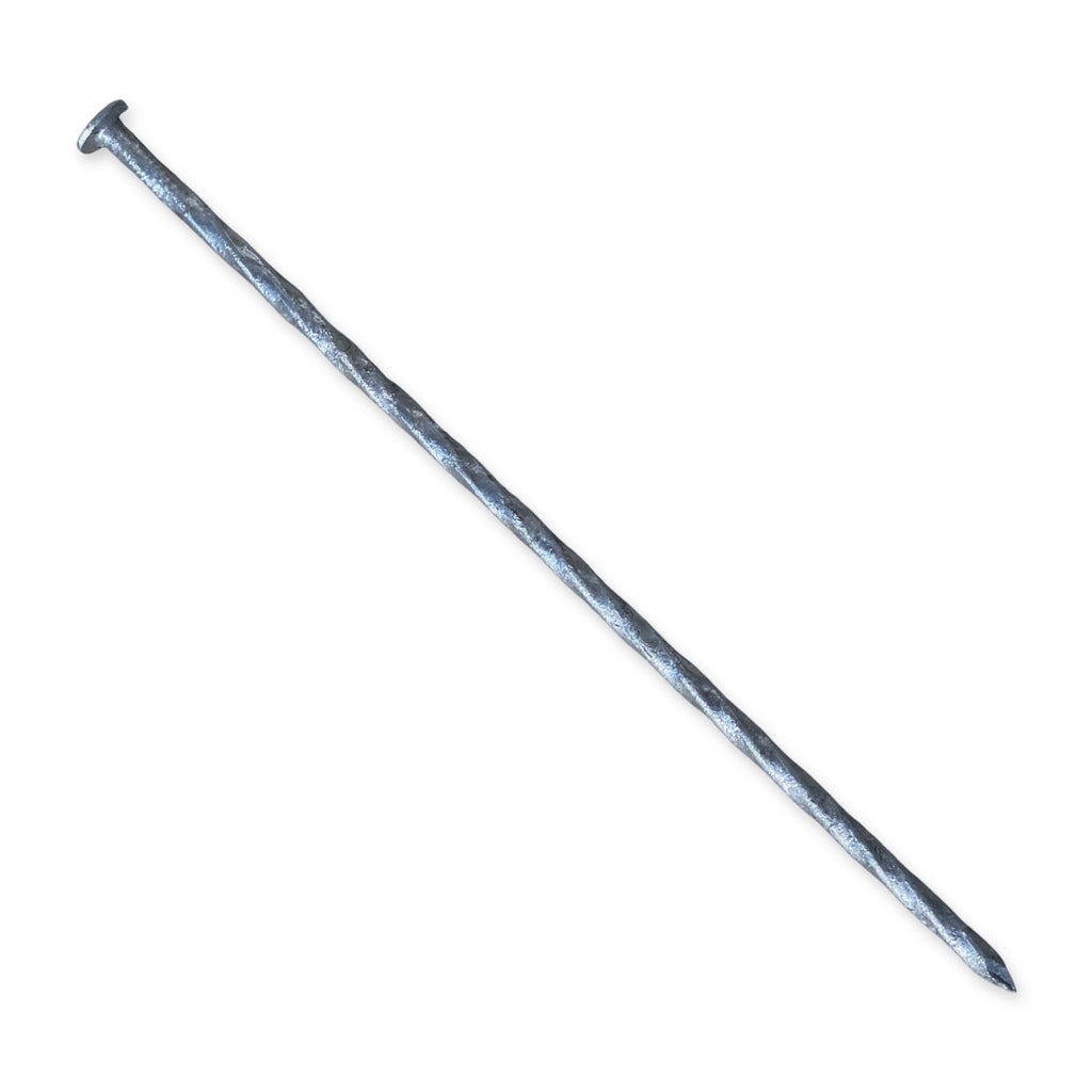 12 in. Galvanized Spiral Landscape Edging Spikes - 1 Gauge Steel