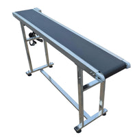 15.75" x 12 ft Conveyor Belt System | 1,100 lb Cap. | Flat Rubber Belt